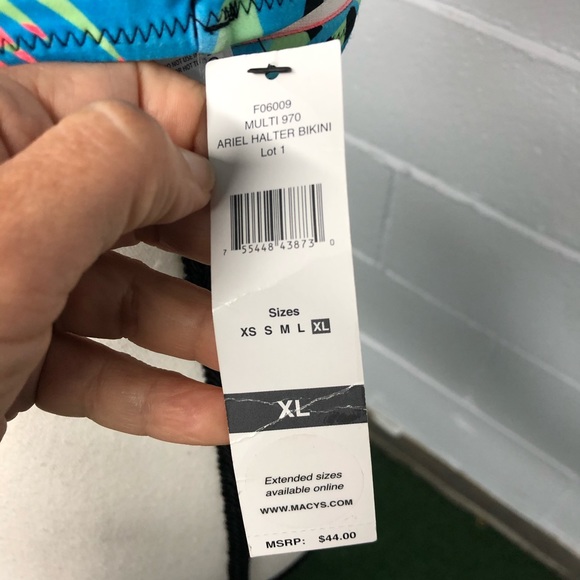 NWT - Sundazed Wrap Tropical Bikini Top - Picture 7 of 9